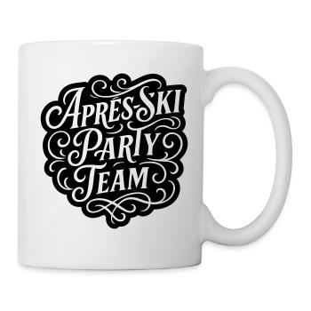 Apres Ski Party Team - Tasse - Weiß - Rechts
