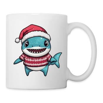 Shark Christmas - Mug - white - Right