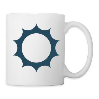 „Sonnenenergie – Saubere Zukunft“ - Tasse - Weiß - Rechts