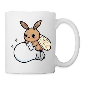 Moth Polishes Lamp - Mug - white - Right