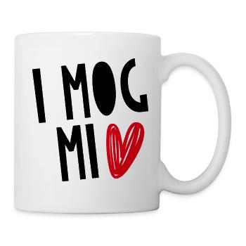 " I MOG MI" - Tasse - Weiß - Rechts