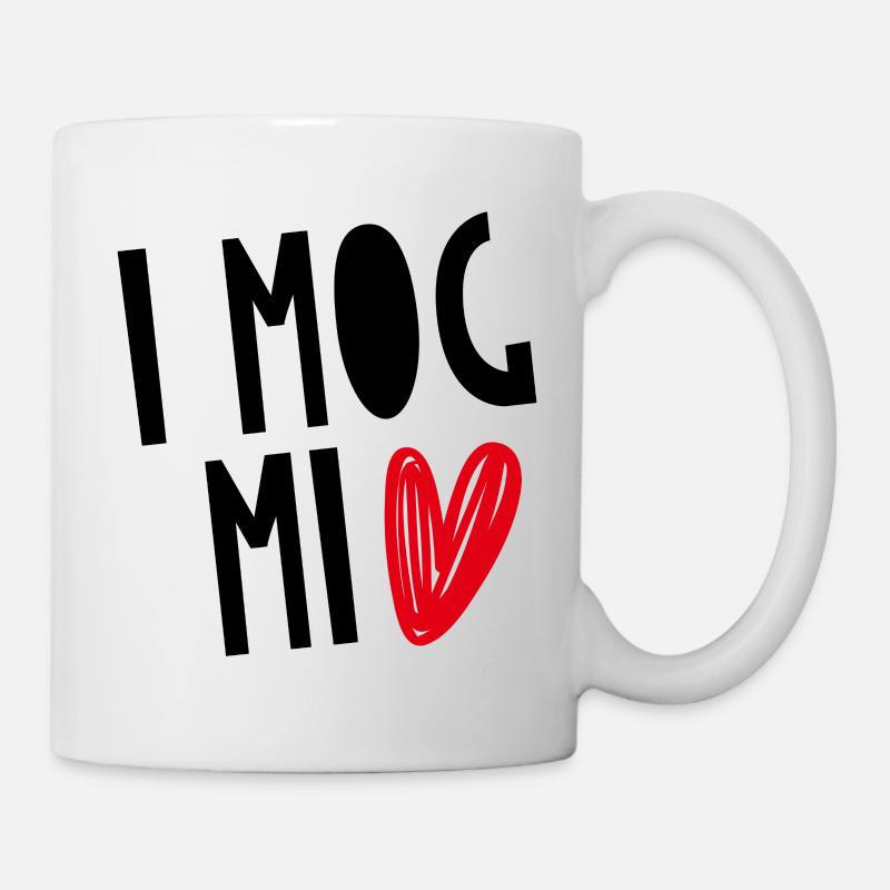 « JE MOG MI » - Mug blanc - blanc