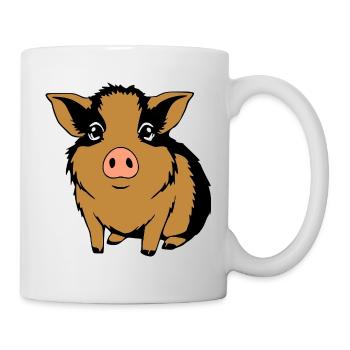 T-shirt cochon d’Inde cadeau - Mug blanc - blanc - Droite