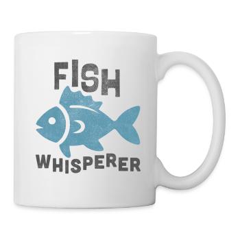 fish whisperer - Tasse - Weiß - Rechts