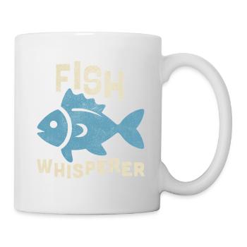 fish whisperer - Tasse - Weiß - Rechts