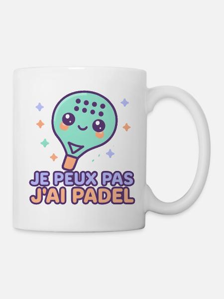 Je peux pas j'ai padel - Mug blanc - blanc