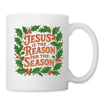 Jesus ist der Grund für die Jahreszeit - Tasse - Weiß - Rechts