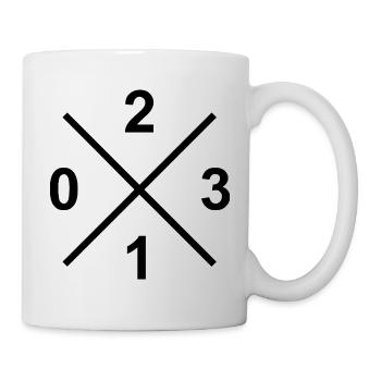 Vorwahl 0231 – Ruhrpott Liebe Dortmund Shirt - Tasse - Weiß - Rechts