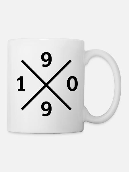 1909 – Ruhrpott Liebe Fussball Dortmund Shirt - Tasse - Weiß