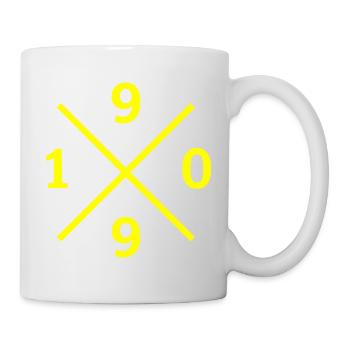 1909 – Ruhrpott Liebe Fussball Dortmund Shirt - Tasse - Weiß - Rechts