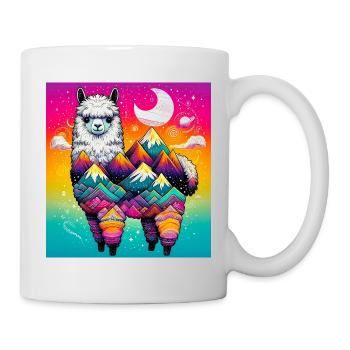 Alpaka - Tasse - Weiß - Rechts