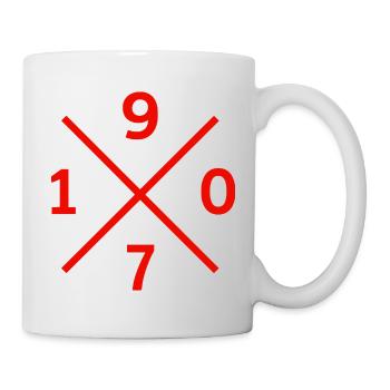 1907 Essen Ruhrpott Fussball für echte Revier Fans - Tasse - Weiß - Rechts