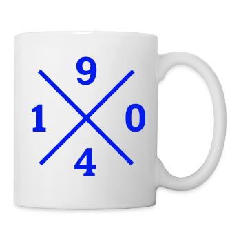 1904 Gelsenkirchen Ruhrpott Football pour les vrais fans - Mug blanc - blanc - Droite