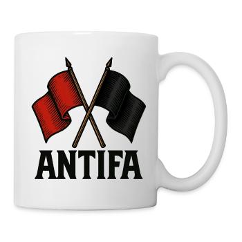 Antifa - Tasse - Weiß - Rechts
