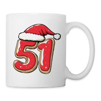 51 Number Cookie Christmas - Mug - white - Right
