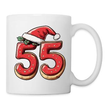 55 Number Cookie Christmas - Mug - white - Right