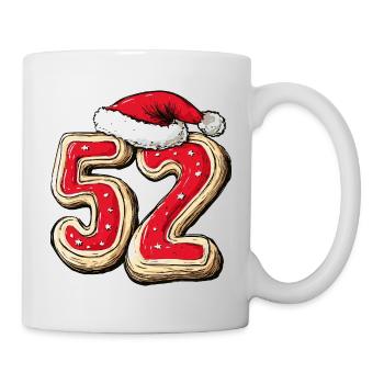 52 Number Cookie Christmas - Mug - white - Right