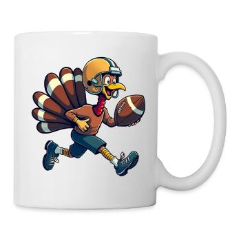 Thanksgiving Football Turkey - Mug - white - Right