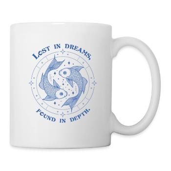 Pisces Zodiac Sign – Dreamy Astrological Gift - Tasse - Weiß - Rechts