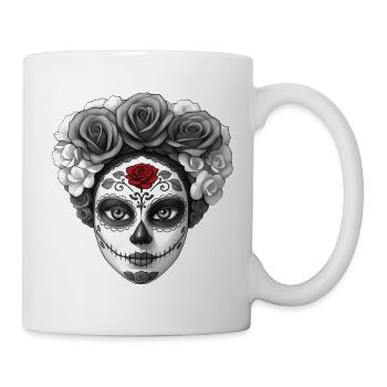 SANTA MUERTE - dark hell - Mug blanc - blanc - Droite