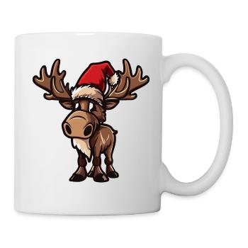 Elch Weihnachten - Tasse - Weiß - Rechts