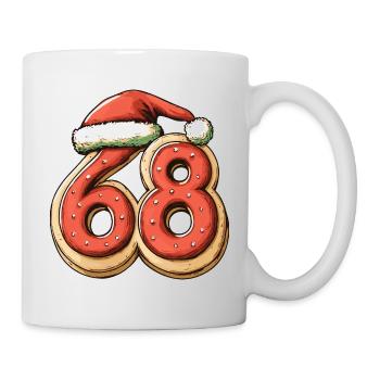 68 Number Biscuit Christmas - Mug - white - Right