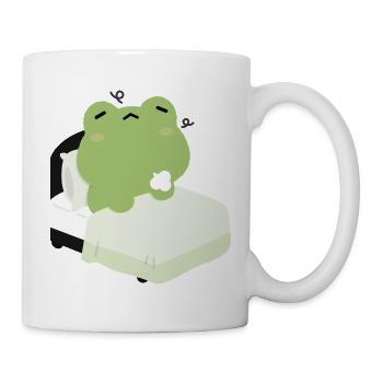 Tired Frog Bedtime - Mug - white - Right
