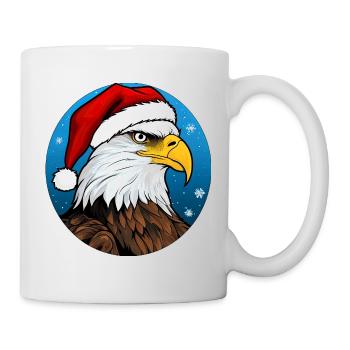 Adler Weihnachtsmann - Tasse - Weiß - Rechts