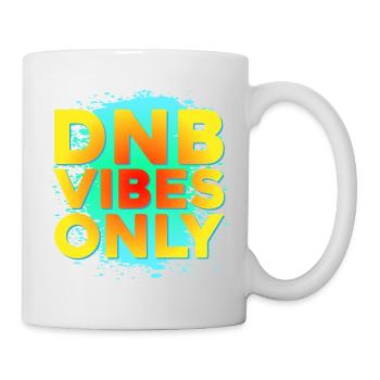 Drum n Bass Shirt Sommer DNB Colorful Vibes - Tasse - Weiß - Rechts