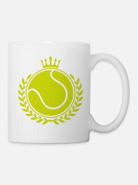 Tennis Symbol - Tasse - Weiß