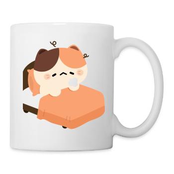 Sleepy Tortie Cat - Mug - white - Right