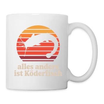 Pêcheur au poisson-chat – Tout le reste est un poisson-appât - Mug blanc - blanc - Droite