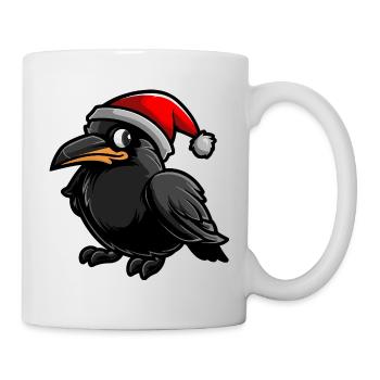 Noël de Corbeau - Mug blanc - blanc - Droite