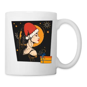 Weihnachtsfrau Christmas - Tasse - Weiß - Rechts