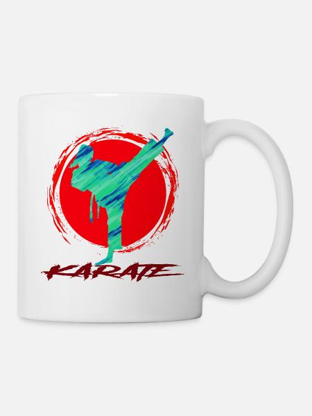 Karate - Tasse - Weiß