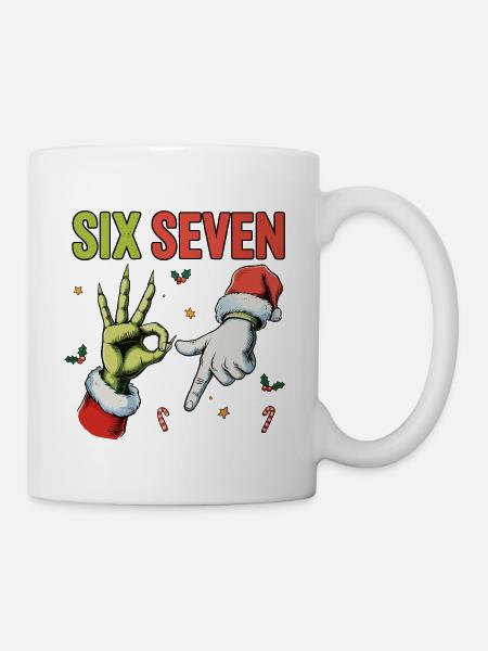 Six Seven Bruh Santa - Mug - white