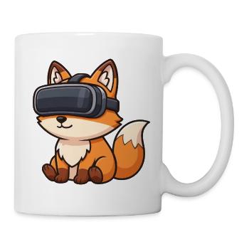 Joueur de dessins animés Gamer écureuil mignon - Mug blanc - blanc - Droite