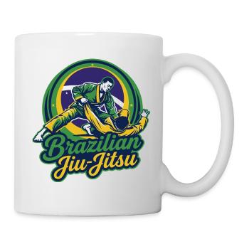 Brasilianische Jiu-Jitsu-Kampfkünste - Tasse - Weiß - Rechts
