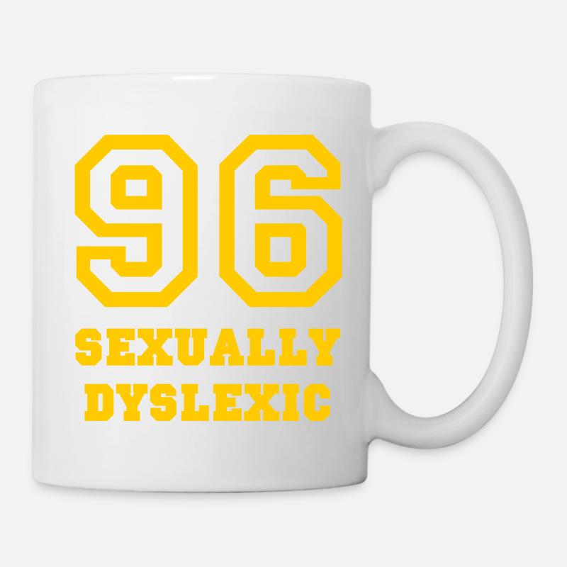 96 Sexually Dyslexic - Mug - white