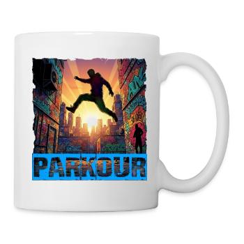 parkour - Mug - white - Right