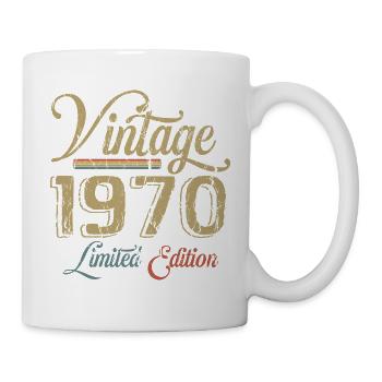 Vintage 1970 Limited Edition Birth Vintage 1970 - Kop/krus - hvid - Højre