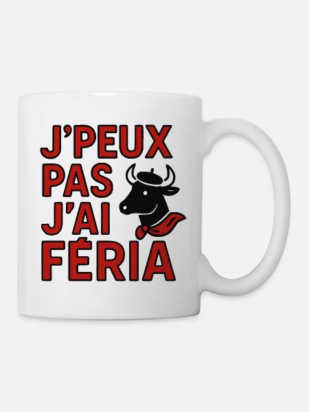 Ich kann nicht, Feria - Tasse - Weiß