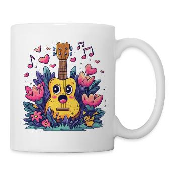 Kawaii Ukulele in Blossom Magic - Mug - white - Right