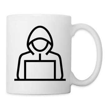 Hacker - Tasse - Weiß - Rechts