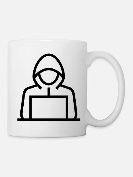 Hacker - Tasse - Weiß