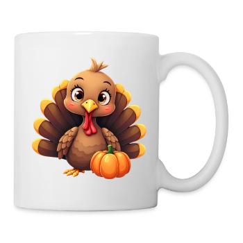 Thanksgiving Truthahn Baby - Tasse - Weiß - Rechts