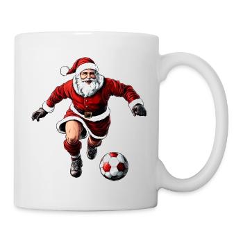 Noël footballeur - Mug blanc - blanc - Droite