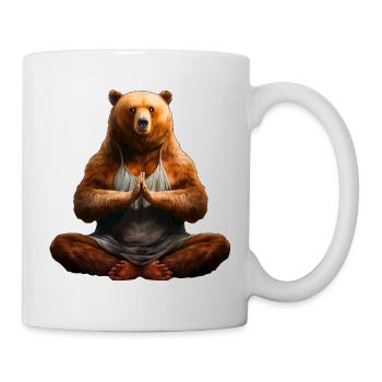 Bear Yoga - Mug - white - Right