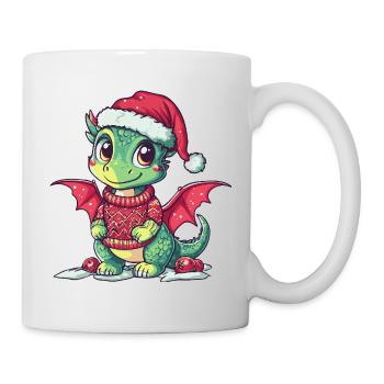 Noël de Noël du Dragon - Mug blanc - blanc - Droite