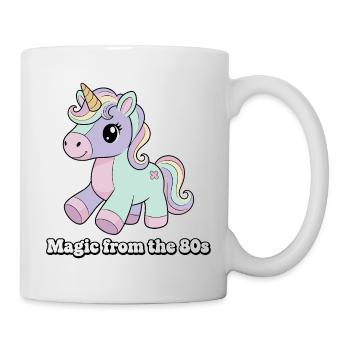Unicorn Retro 80s Flair - Mug - white - Right